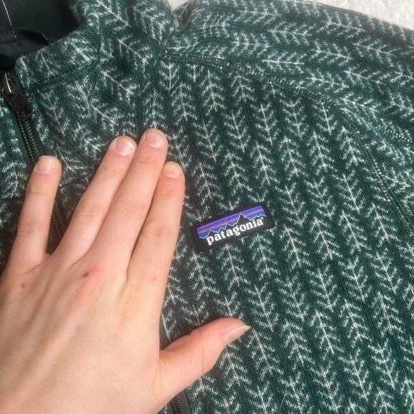 Patagonia Men's Better Sweater 1/4-Zip Pullover Pine Knit Northern Green 25523 M - Picture 2 of 8